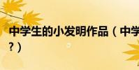 中學生的小發明作品(中學生的小發明小制作?)