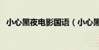 小心黑夜電影國語(小心黑夜完整版歌詞)