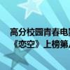 高分校園青春電影排行榜國外（高分校園青春電影排行榜：《戀空》上榜第八非常寫實）