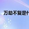 萬劫不復是什么歌（萬劫不復是什么意思）