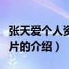 張天愛個人資料圖片（關于張天愛個人資料圖片的介紹）