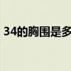 34的胸圍是多少厘米（胸圍33F是什么概念）