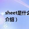 sheet是什么意思（關于sheet是什么意思的介紹）