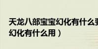 天龍八部寶寶幻化有什么要求(天龍八部BB幻化有什么用)