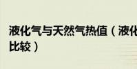 液化氣與天然氣熱值(液化氣與天然氣熱值的比較)