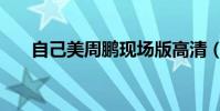 自己美周鵬現場版高清(自己美周鵬)