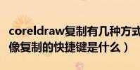 coreldraw復制有幾種方式(coreldraw里鏡像復制的快捷鍵是什么)