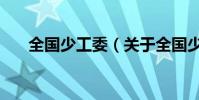 全國少工委(關于全國少工委的介紹)