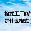 格式工廠能轉換成rmvb格式嗎（RMVB格式是什么格式）