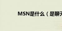 MSN是什么(是聊天工具嗎)