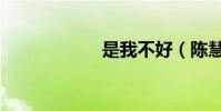 是我不好(陳慧琳)