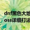 dnf黑色大地boss怎么破防（DNF黑色大地boss詳細打法?）