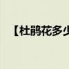 【杜鵑花多少錢一株】（杜鵑花價格揭秘）