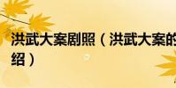 洪武大案劇照(洪武大案的劇情及演員表的介紹)