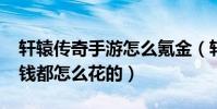 軒轅傳奇手游怎么氪金(軒轅傳奇RMB玩家錢都怎么花的)