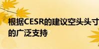 根據CESR的建議空頭頭寸的披露得到了公司的廣泛支持