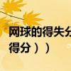 網球的得失分規則（網球的全部規則（犯規或得分））