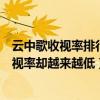 云中歌收視率排行榜（那么多大咖宣傳《云中歌》為什么收視率卻越來越低）