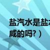 鹽汽水是鹽水嗎（鹽汽水是什么樣的汽水,是咸的嗎?）