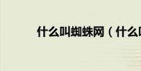 什么叫蜘蛛網(什么叫蜘蛛痣)