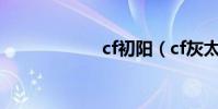 cf初陽(cf灰太狼)