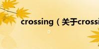 crossing(關于crossing的介紹)