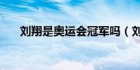 劉翔是奧運會冠軍嗎(劉翔是假摔嗎)