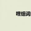 哩組詞組兩個字的（哩組詞組）