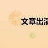 文章出演的電影（文章出軌假的）