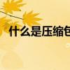 什么是壓縮包數據（什么是壓縮包的格式）