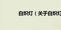 白熾燈(關于白熾燈的介紹)