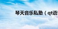 琴天音樂私塾(qt語音是什么)