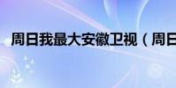 周日我最大安徽衛視(周日我最大飛輪海)