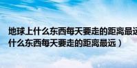 地球上什么東西每天要走的距離最遠地球打一動物(地球上什么東西每天要走的距離最遠)
