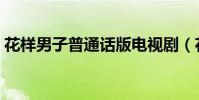 花樣男子普通話版電視劇(花樣男子演員表)