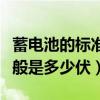 蓄電池的標準電壓為多少伏（蓄電池的電壓一般是多少伏）