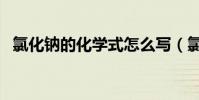 氯化鈉的化學式怎么寫(氯化鈉的化學式)
