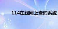 114在線網上查詢系統(114測速)