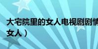 大宅院里的女人電視劇劇情介紹(大宅院里的女人)