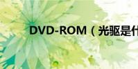 DVD-ROM(光驅是什么意思啊)