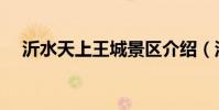 沂水天上王城景區介紹(沂水天上王城)