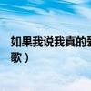 如果我說我真的愛你是誰唱的（如果我說我真的愛你是什么歌）