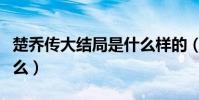 楚喬傳大結局是什么樣的(楚喬傳大結局是什么)