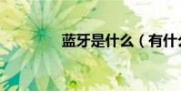 藍牙是什么(有什么用途)