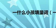 一什么小孩填量詞(一什么小山)