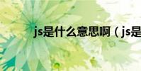 js是什么意思啊(js是什么意思)