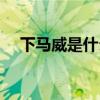 下馬威是什么意思（下馬威是什么意思）