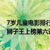 7歲兒童電影排行榜前十名（7歲兒童動畫片排行榜前十名：獅子王上榜第六適合女孩看）