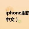 iphone里的App（store是俄文的怎么改成中文）