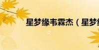 星夢緣韋霖杰(星夢緣演員表)